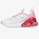 Vaikiški kedai NIKE AIR MAX 270  943345-108 spalva balta