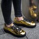 Moteriški kedai PUMA BASKET PLATFORM METALLIC HIGH 36233904 spalva geltona