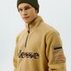 Vyriškas džemperis ELLESSE FLISAS TRAVESTIMENTO   1/2 ZIP MARŠKINĖLIAI BEIGE shk12447214 spalva rusvai gelsva