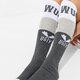Moteriškos kojinės WAKE UP & SQUAT KOJINĖS WU&S UGLY WHITE&GREY wusk001wgr spalva pilka