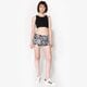 Moteriški šortai ADIDAS ŠORTAI FLORIDO SHORT bj8396 spalva juoda