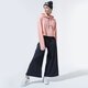 Moteriškas džemperis ADIDAS DŽEMPERIS SU GOBTUVU R.Y.V. CROPPED HOODIE gd3088 spalva rožinė