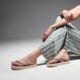 Moteriškos šlepetės HAVAIANAS SLIM FLATFORM 4144537-0121 spalva rusvai gelsva