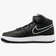 Vyriški kedai NIKE AIR FORCE 1 MID '07 LTHR aq8650-001 spalva juoda