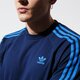 Vyriški marškinėliai ADIDAS MARŠKINĖLIAI LS 3-STRIPES LS T ek0256 spalva tamsiai mėlyna