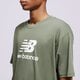 Vyriški marškinėliai NEW BALANCE MARŠKINĖLIAI NB ESSENTIALS LOGO TEE mt31541don spalva rusvai žalsva