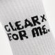 Moteriškos kojinės S.NOW JOB SIZEER SOCKS "CLEAR FOR ME"  si123skd50001 spalva balta