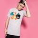 Moteriški marškinėliai HYPE MARŠKINĖLIAI SS CHARIZARD POCKET hpok074 spalva pilka