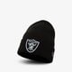 Vyriška kepurė NEW ERA KEPURĖ NFL ESSENTIAL CUFF KNIT RAIDERS OAKLAND RAIDE 12122722 spalva juoda