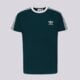 Vyriški marškinėliai ADIDAS MARŠKINĖLIAI 3-STRIPES TEE jy1374 spalva žalia