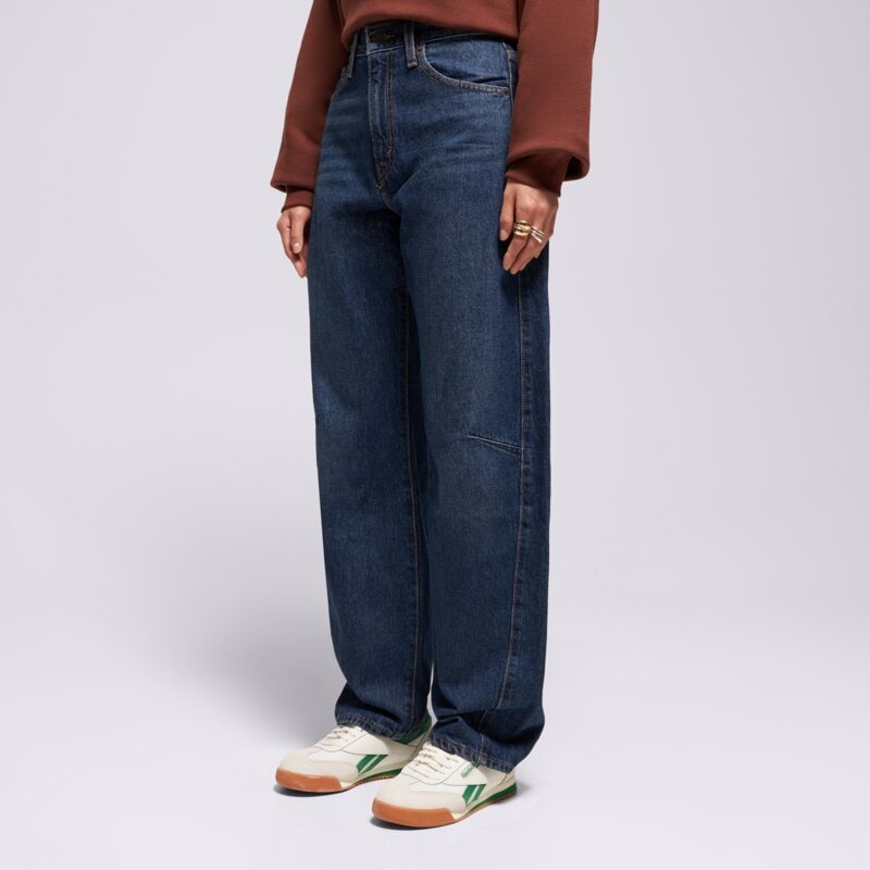 LEVI'S KELNĖS CINCH BARREL DARK INDIGO WORN IN