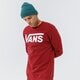 Vyriškas džemperis VANS DŽEMPERIS VANS CLASSIC CREW II vn0a456azbs1 spalva tamsiai raudona