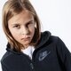 Vaikiškas džemperis NIKE DŽEMPERIS UŽSEGAMAS SU GOBTUVU   B NSW HOODIE FZ WINTER bv4506-011 spalva juoda