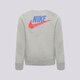 Vaikiškas džemperis NIKE DŽEMPERIS B NSW SI FLC CREW BB fd1199-063 spalva pilka
