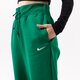 Moteriškos kelnės NIKE KELNĖS W NSW PHNX FLC HR OS PANT dq5887-365 spalva žalia