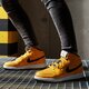 Vaikiški kedai AIR JORDAN 1 MID (GS) 554725-700 spalva geltona