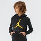Vaikiškas džemperis JORDAN DŽEMPERIS SU GOBTUVU JUMPMAN BY NIKE PO BOY 95a675-023 spalva juoda