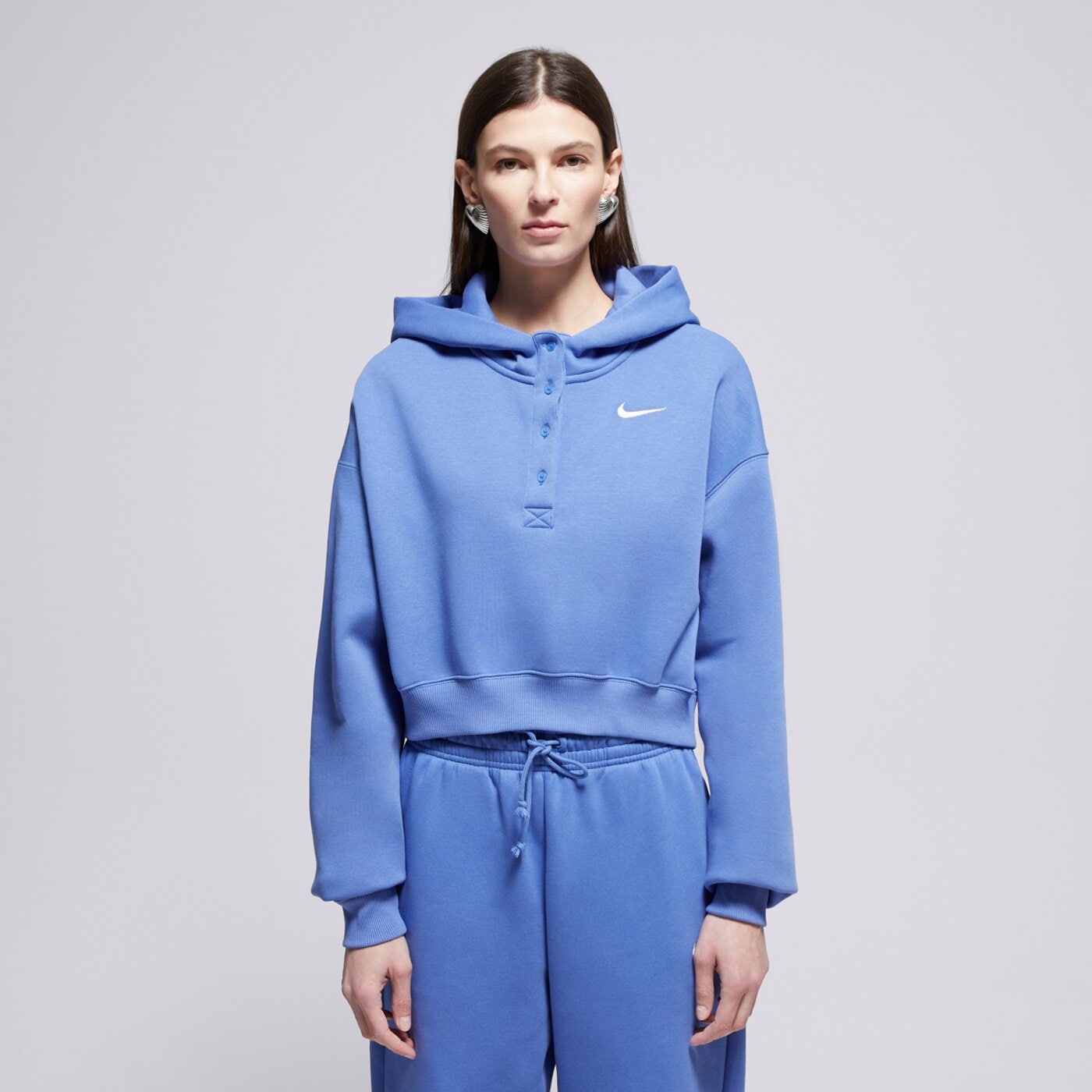 NIKE DŽEMPERIS SU GOBTUVU PHNX FLC OS W NSW IF0258-460 MELYNA 49