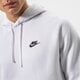 Vyriškas džemperis NIKE DŽEMPERIS SU GOBTUVU SPORTSWEAR CLUB FLEECE bv2654-100 spalva balta