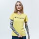 Moteriški marškinėliai CHAMPION MARŠKINĖLIAI CREWNECK MARŠKINĖLIAI 113223ys087 spalva geltona