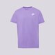 Vaikiški marškinėliai NIKE MARŠKINĖLIAI G NSW TEE CLUB SS BOY fd0927-567 spalva violetinė