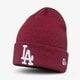 Vyriška kepurė NEW ERA KEPURĖ  ŽIEMINĖ LEAGUE CUFF LA DODGERS LOS ANGELES D 80635833 spalva tamsiai raudona