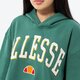 Moteriškas džemperis ELLESSE DŽEMPERIS SU GOBTUVU   RAMO CROP HOODY DGREEN sgp15918502 spalva žalia
