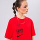 Moteriški marškinėliai NIKE MARŠKINĖLIAI CHI W NK ES VS BOXY TEE NBA dz0196-657 spalva raudona