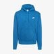 Vyriškas džemperis NIKE DŽEMPERIS SU GOBTUVU   NIKE SPORTSWEAR CLUB FLEECE bv2654-407 spalva mėlyna
