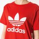 Moteriški marškinėliai ADIDAS MARŠKINĖLIAI SS BF TREFOIL bj8285 spalva raudona