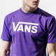 Vyriški marškinėliai VANS MARŠKINĖLIAI MN VANS CLASSIC HELIOTROPE/WHITE vn000gggymm1 spalva violetinė