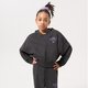 Vaikiškas džemperis NIKE DŽEMPERIS UŽSEGAMAS G NSW TREND FLC FZ HOODIE GIRL dv2565-045 spalva juoda