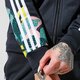 Moteriškas džemperis ADIDAS DŽEMPERIS UŽSEGAMAS TRACKMARŠKINĖLIAI gc6849 spalva juoda