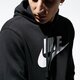 Vyriškas džemperis NIKE DŽEMPERIS SU GOBTUVU SPORTSWEAR CLUB FLEECE bv2973-010 spalva juoda