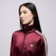 Moteriškas džemperis ADIDAS DŽEMPERIS UŽSEGAMAS SATIN   LACE TRACK MARŠKINĖLIAI L ld1804 spalva tamsiai raudona