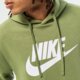 Vyriškas džemperis NIKE DŽEMPERIS SU GOBTUVU SPORTSWEAR CLUB FLEECE bv2973-334 spalva rusvai žalsva