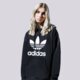Moteriškas džemperis ADIDAS DŽEMPERIS SU GOBTUVU TRF HOODIE fm3307 spalva juoda