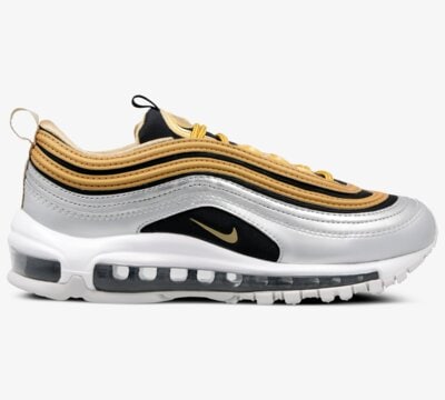 nike foamposite metallic silver