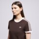 Moteriški marškinėliai ADIDAS MARŠKINĖLIAI 3S TEE SLIM kc9017 spalva ruda