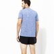 Vyriški marškinėliai UNDER ARMOUR MARŠKINĖLIAI SS RUN FRONT GRAPHIC SS 1316844-574 spalva mėlyna