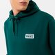 Vyriškas džemperis VANS DŽEMPERIS FOUNDATION MINI LOGO PO HOODY vn0007fnbks spalva žalia