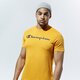 Vyriški marškinėliai CHAMPION MARŠKINĖLIAI CREWNECK MARŠKINĖLIAI 214747os033 spalva tamsi geltona