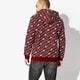 Vyriškas džemperis ADIDAS DŽEMPERIS MONOGRAM FZ dh4783 spalva tamsiai raudona