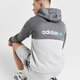 Vyriškas džemperis ADIDAS DŽEMPERIS SU GOBTUVU CM OH HD FABRIC MIX iw6424 spalva pilka