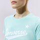 Moteriški marškinėliai CONVERSE MARŠKINĖLIAI WMN   NOVA CENTER FRONT LOGO TEE 10018268-a12 spalva miętowy