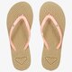 Moteriškos šlepetės ROXY SOUTH BEACH II arjl100685phs spalva rusvai gelsva
