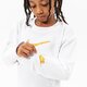 Vaikiškas džemperis NIKE DŽEMPERIS G NSW FT BF CREW GIRL dm8210-100 spalva balta