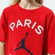 Vaikiški marškinėliai JORDAN MARŠKINĖLIAI PSG BOXY TEE GIRL 4ja590-u10 spalva raudona