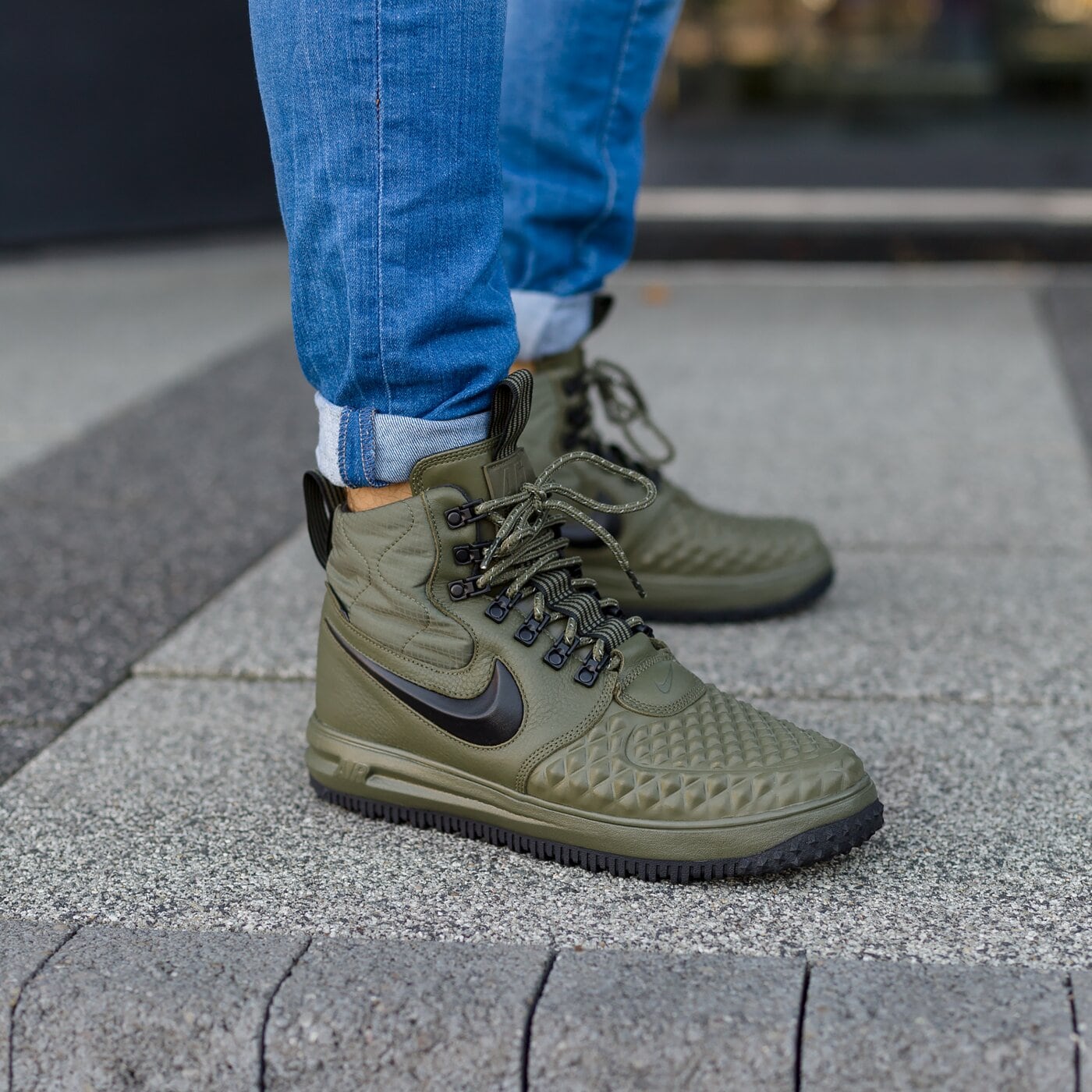 Nike Lunar Force 1 Duckboot Low Wolf Grey - AA1125-002