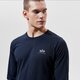 Vyriški marškinėliai ALPHA INDUSTRIES MARŠKINĖLIAI BASIC LS SMALL LOGO 198517-07 spalva tamsiai mėlyna